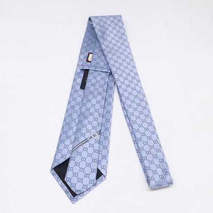 GUCCI グッチ 【美品/国内正規】GG柄 シルク ネクタイ