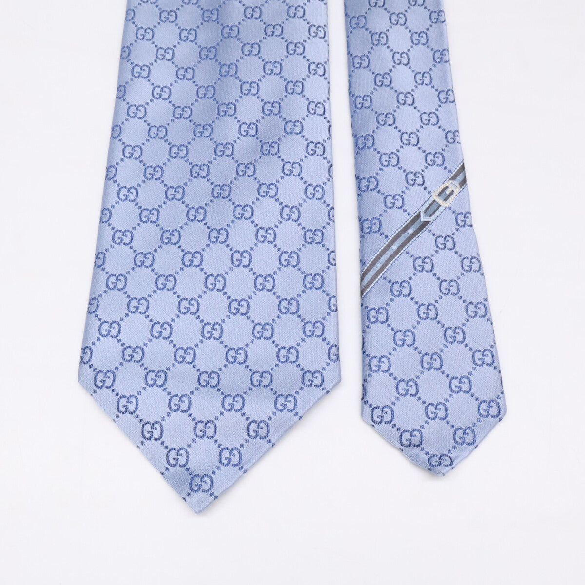 GUCCI グッチ 【美品/国内正規】GG柄 シルク ネクタイ
