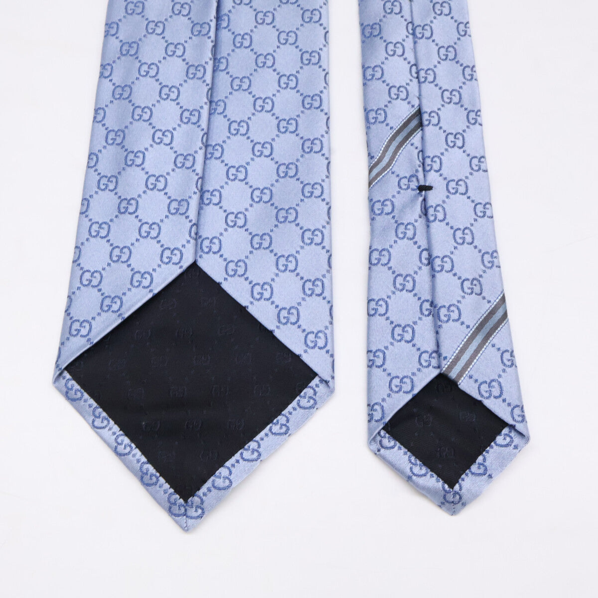 GUCCI グッチ 【美品/国内正規】GG柄 シルク ネクタイ