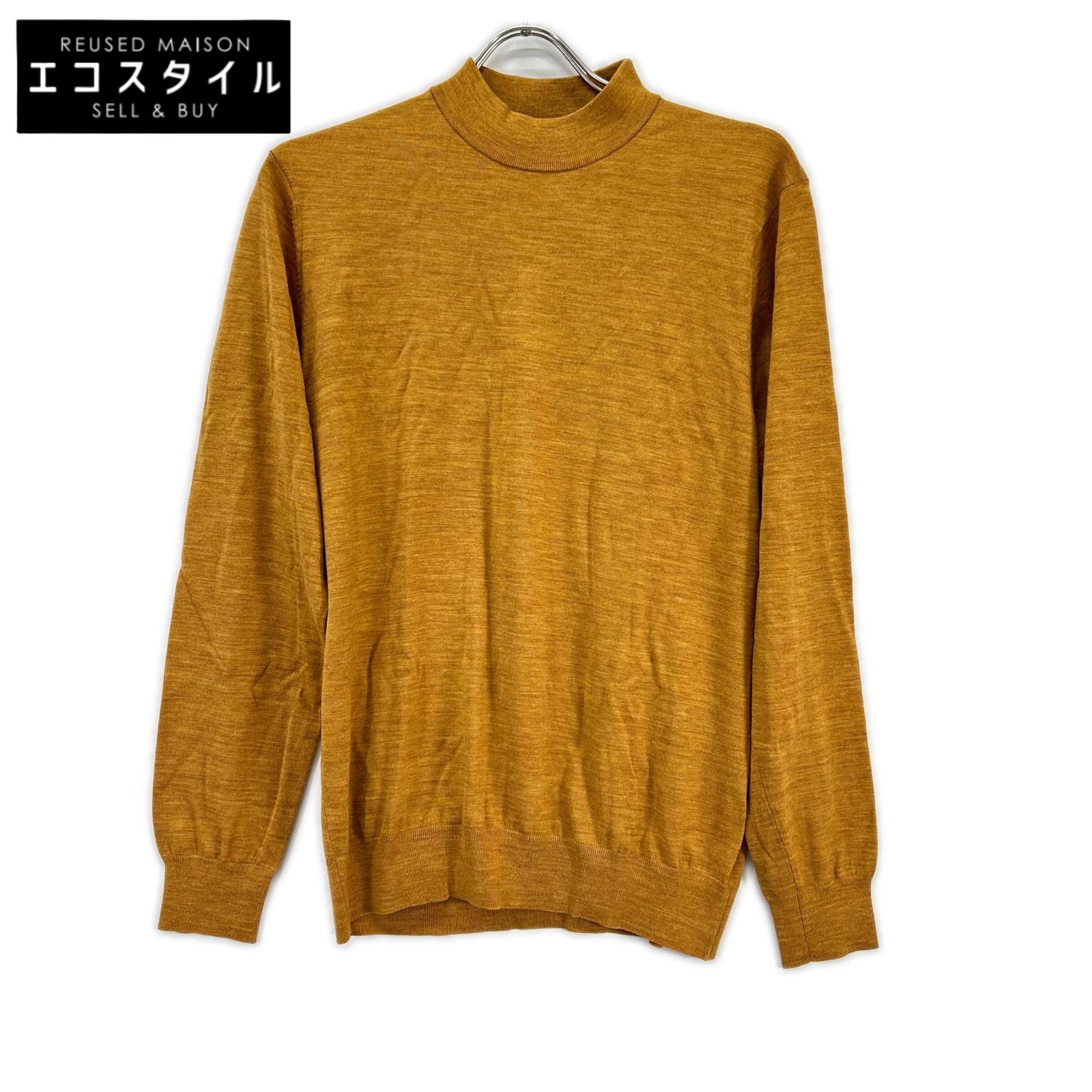 TOMORROWLAND トゥモローランド 25AW マスタード 63-02-54-02005 tricot スーパーファインメリノウール モックネックプルオーバー トップス