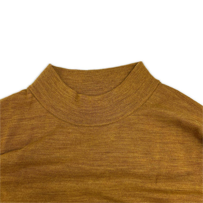 TOMORROWLAND トゥモローランド 25AW マスタード 63-02-54-02005 tricot スーパーファインメリノウール モックネックプルオーバー トップス