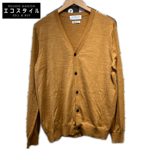 TOMORROWLAND トゥモローランド 25AW マスタード 63-02-54-02001 tricot スーパーファインメリノウール Vネックカーディガン トップス