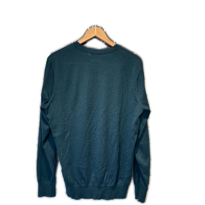TOMORROWLAND TOMORROWLAND Green 68-02-24-02002 cashmere×silk crew-neck knit top
