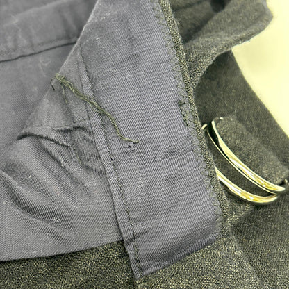 MANDO マンド ネイビー 25398-002 リネンウールベルテッドパンツ ボトムス