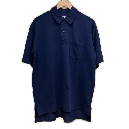 THE NORTH FACE PURPLE LABEL ザ ノースフェイス パープルレーベル 25SS N25SH091 ネイビー モスステッチフィールドビッグポロ トップス