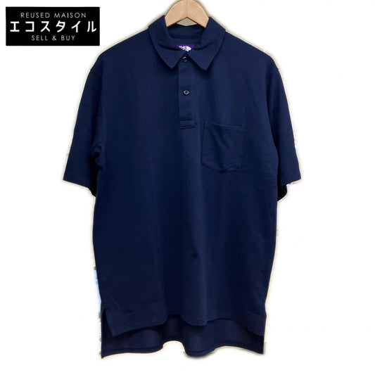 THE NORTH FACE PURPLE LABEL ザ ノースフェイス パープルレーベル 25SS N25SH091 ネイビー モスステッチフィールドビッグポロ トップス