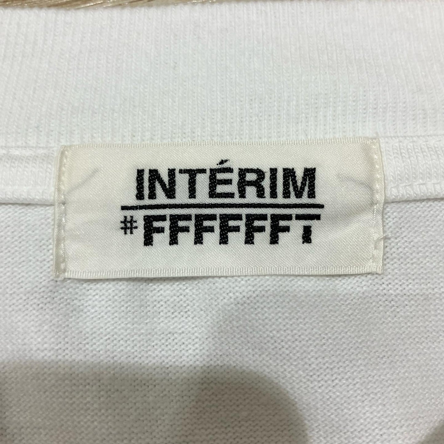 INTERIM インテリム ホワイト 長袖 コットン スウェット トップス