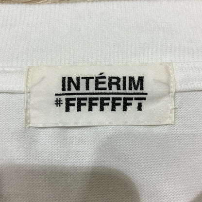 INTERIM インテリム ホワイト 長袖 コットン スウェット トップス