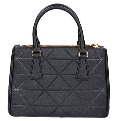 PRADA プラダ 美品 68973 ガリレア スモール トライアングルロゴ サフィアーノ 2WAYショルダーバッグ ハンドバッグ