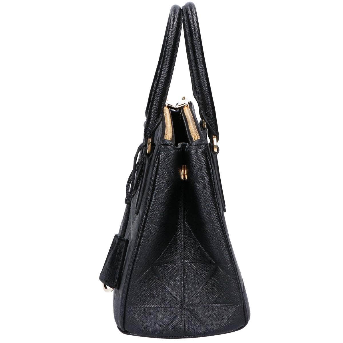 PRADA プラダ 美品 68973 ガリレア スモール トライアングルロゴ サフィアーノ 2WAYショルダーバッグ ハンドバッグ