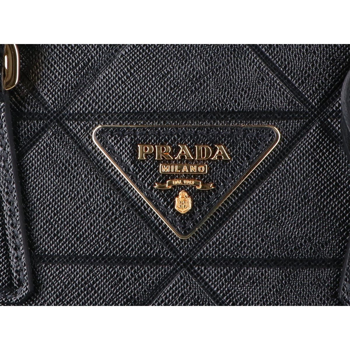 PRADA プラダ 美品 68973 ガリレア スモール トライアングルロゴ サフィアーノ 2WAYショルダーバッグ ハンドバッグ