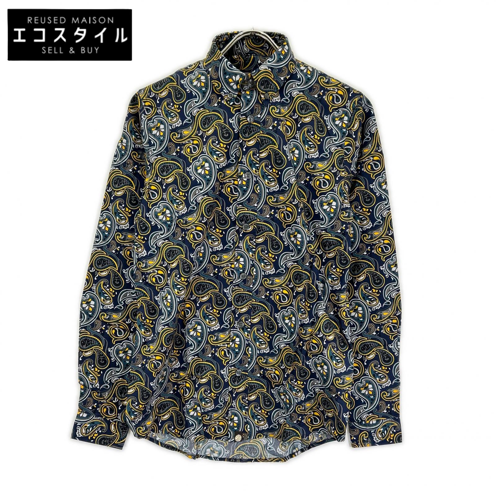 その他ブランド 【Pretty Green】ペイズリー柄 長袖シャツ トップス