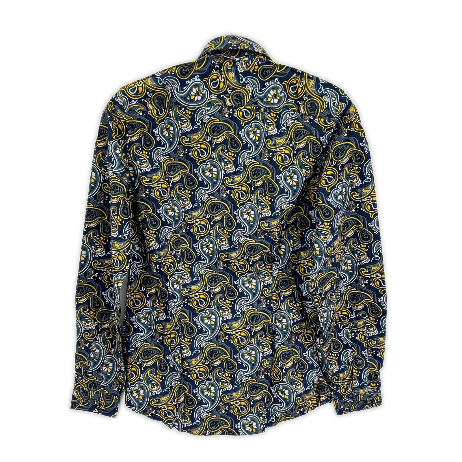 その他ブランド 【Pretty Green】ペイズリー柄 長袖シャツ トップス