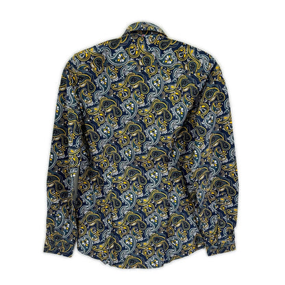 その他ブランド 【Pretty Green】ペイズリー柄 長袖シャツ トップス
