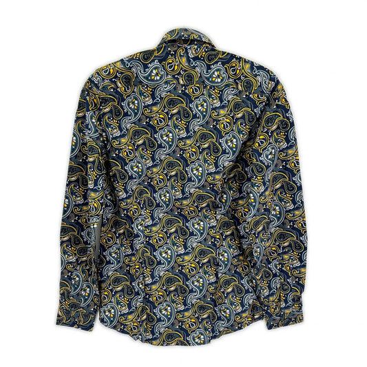 その他ブランド 【Pretty Green】ペイズリー柄 長袖シャツ トップス