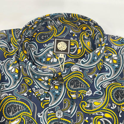 その他ブランド 【Pretty Green】ペイズリー柄 長袖シャツ トップス