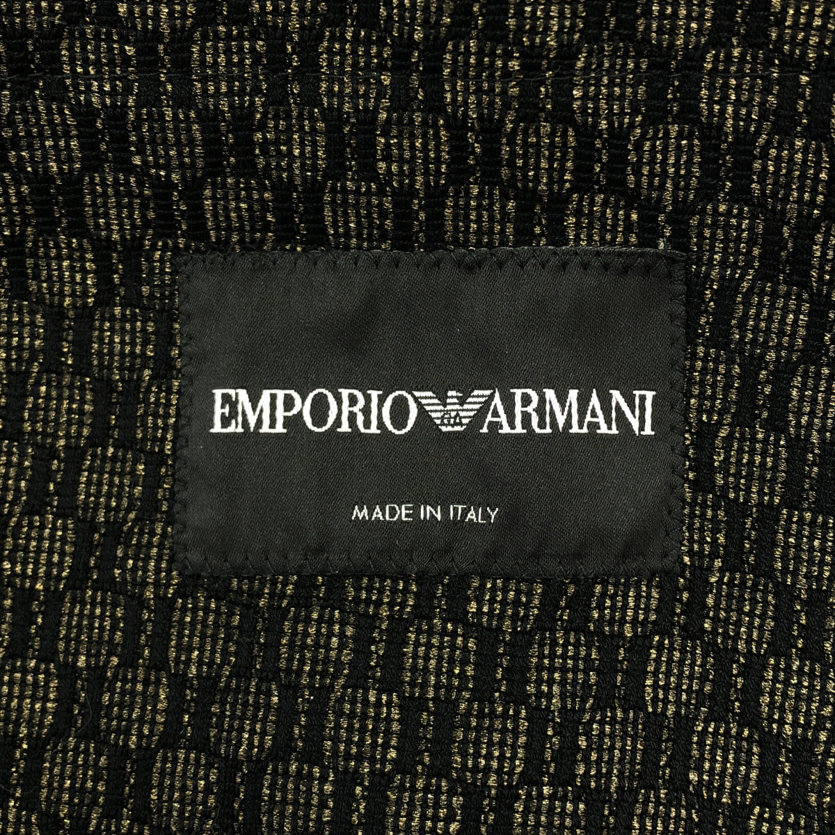 EMPORIOARMANI エンポリオアルマーニ S1G630 S1287 ゴールド ジャケット トップス
