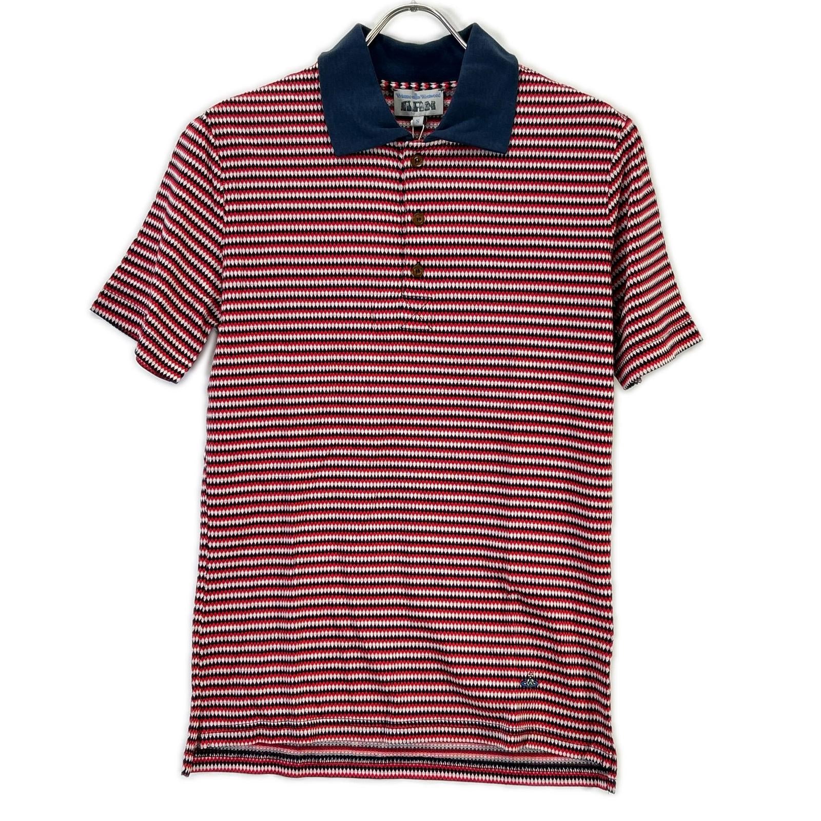 Vivienne Westwood MAN ヴィヴィアンウエストウッドマン 4747-8404 総柄 ポロシャツ トップス