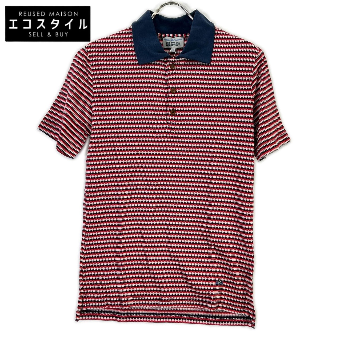 Vivienne Westwood MAN ヴィヴィアンウエストウッドマン 4747-8404 総柄 ポロシャツ トップス