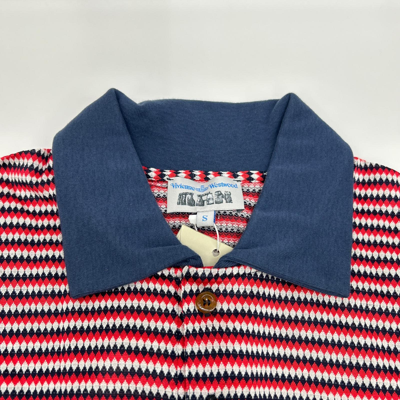 Vivienne Westwood MAN ヴィヴィアンウエストウッドマン 4747-8404 総柄 ポロシャツ トップス