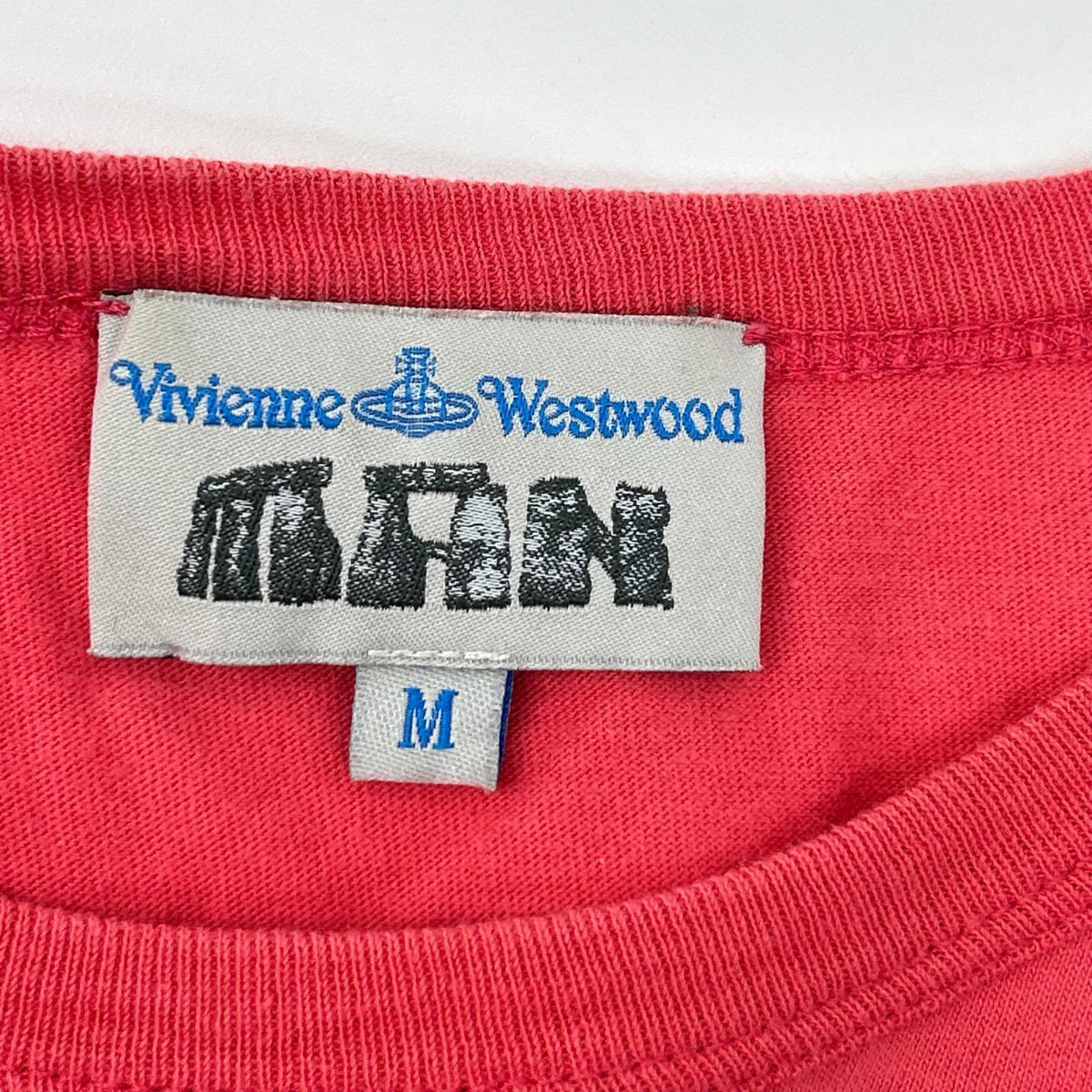 Vivienne Westwood MAN ヴィヴィアンウエストウッドマン 4747-8611 ピンク プリント 半袖 Tシャツ トップス