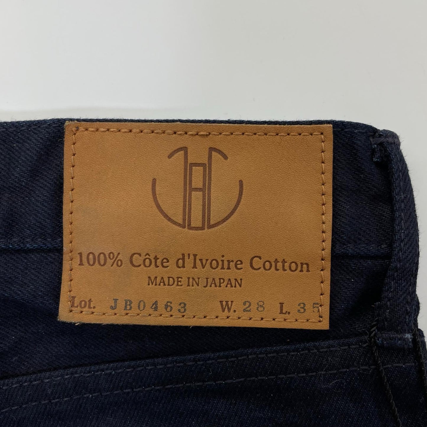 JAPAN BLUE JEANS ジャパンブルージーンズ JB0463J コートジボワール綿 ネイビー デニム ボトムス