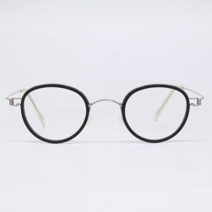 LINDBERG リンドバーグ 【美品】096/DEA1 JACKIE Col.P10 ジャッキー 度入りレンズ ボストンシェイプ アイウェア 眼鏡
