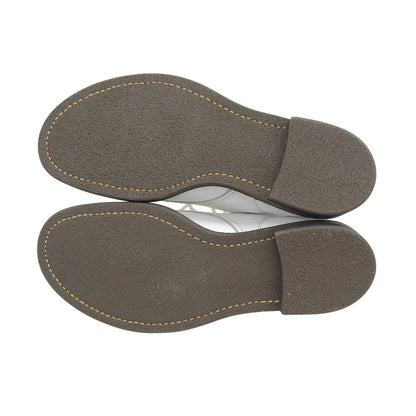 MR.OLIVE ミスターオリーブ 新品同様 WATER PROOF WASHABLE LEATHER ハンティングブーツ シューズ メンズ ホワイト 7 1/2 ME-591 シューズ