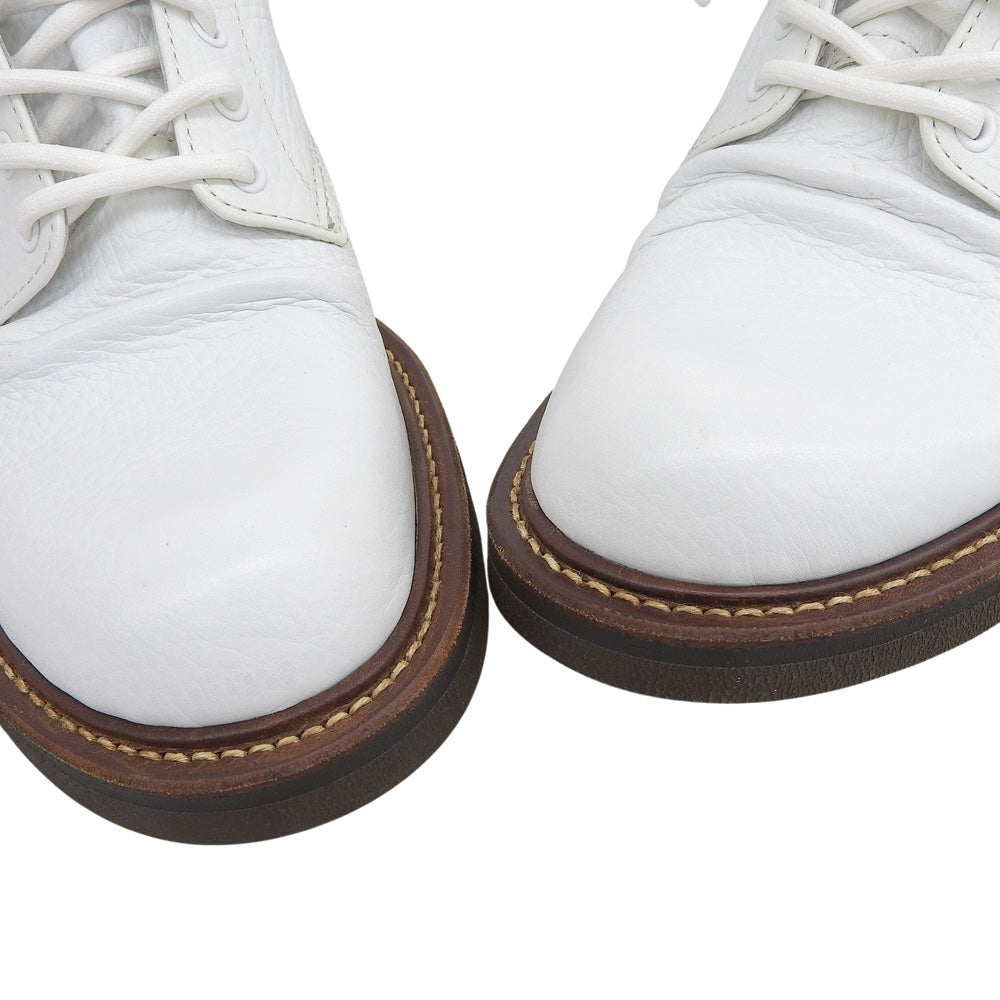 MR.OLIVE ミスターオリーブ 新品同様 WATER PROOF WASHABLE LEATHER ハンティングブーツ シューズ メンズ ホワイト 7 1/2 ME-591 シューズ