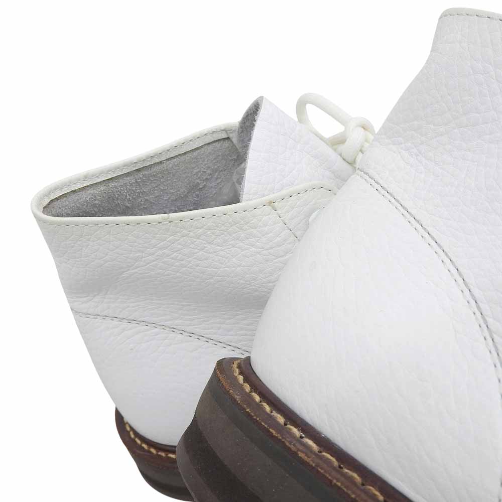 MR.OLIVE ミスターオリーブ 新品同様 WATER PROOF WASHABLE LEATHER ハンティングブーツ シューズ メンズ ホワイト 7 1/2 ME-591 シューズ