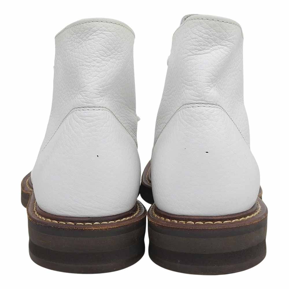 MR.OLIVE ミスターオリーブ 新品同様 WATER PROOF WASHABLE LEATHER ハンティングブーツ シューズ メンズ ホワイト 7 1/2 ME-591 シューズ