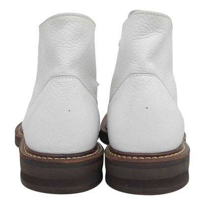 MR.OLIVE ミスターオリーブ 新品同様 WATER PROOF WASHABLE LEATHER ハンティングブーツ シューズ メンズ ホワイト 7 1/2 ME-591 シューズ