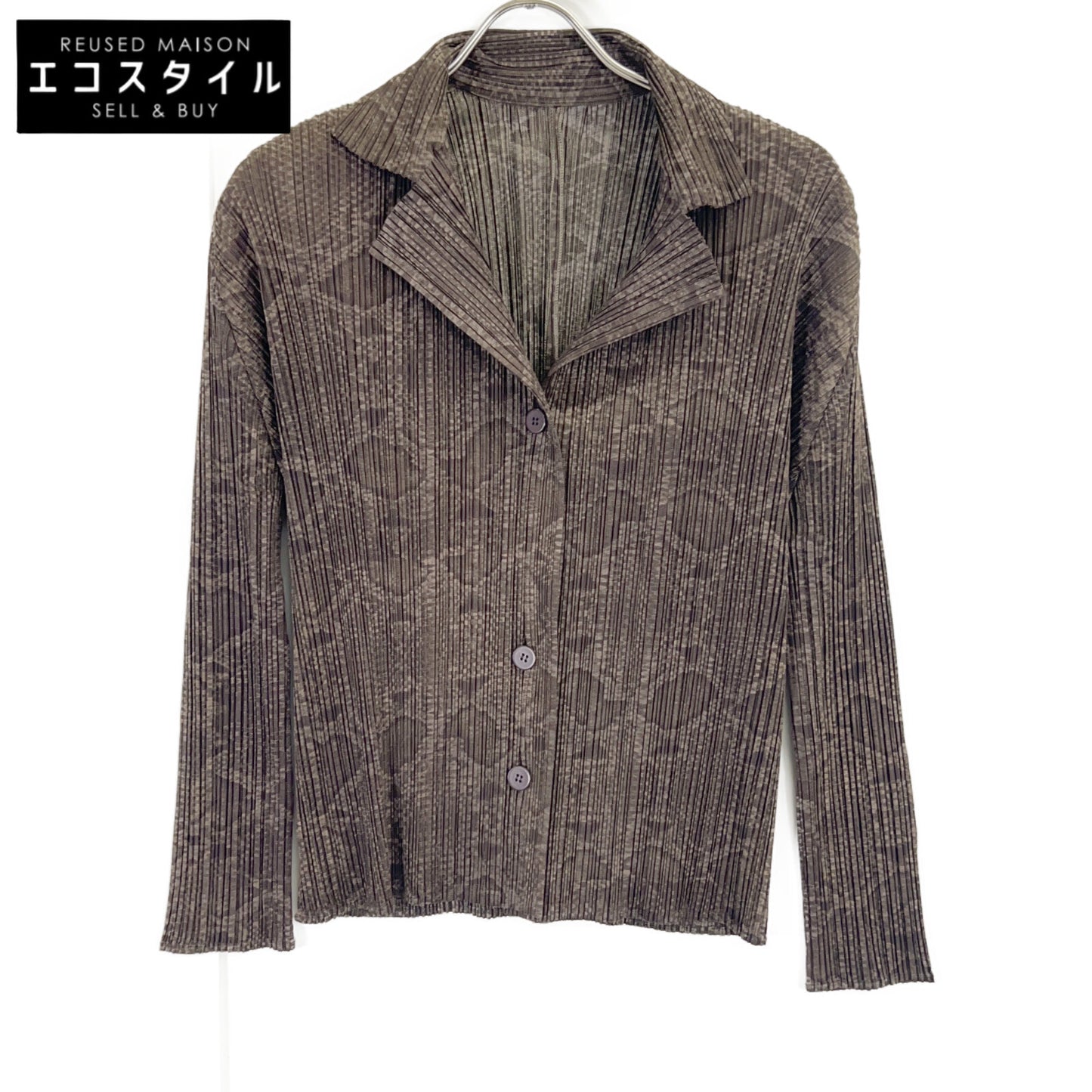 PLEATS PLEASE プリーツプリーズ PP33-JD832 パイソン柄 ジャケット ジャケット