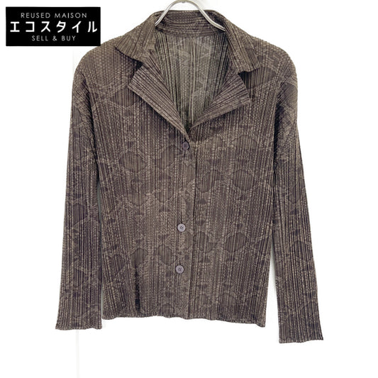 PLEATS PLEASE プリーツプリーズ PP33-JD832 パイソン柄 ジャケット ジャケット