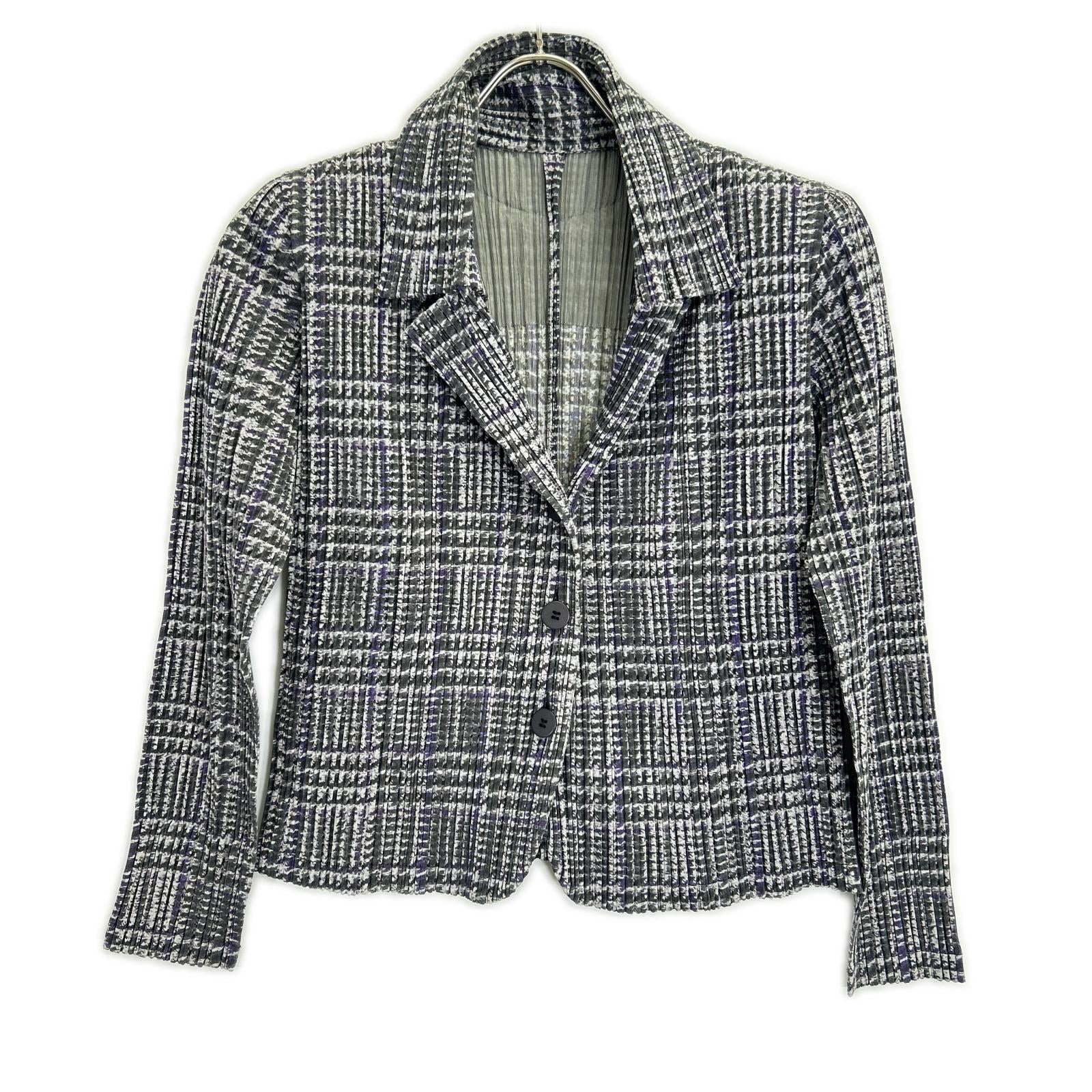PLEATS PLEASE プリーツプリーズ PP83-JD457 プリーツ シングルジャケット ジャケット