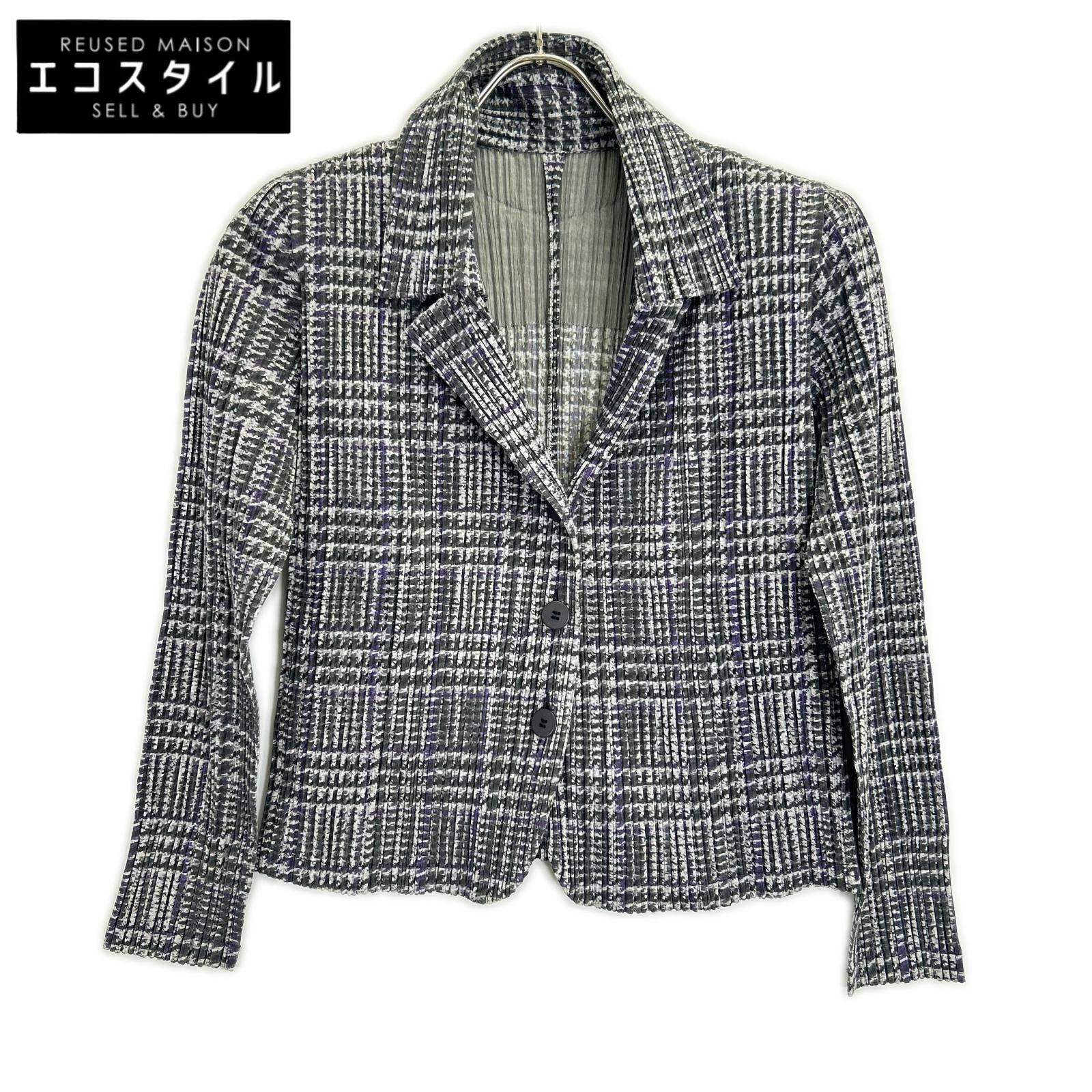 PLEATS PLEASE プリーツプリーズ PP83-JD457 プリーツ シングルジャケット ジャケット