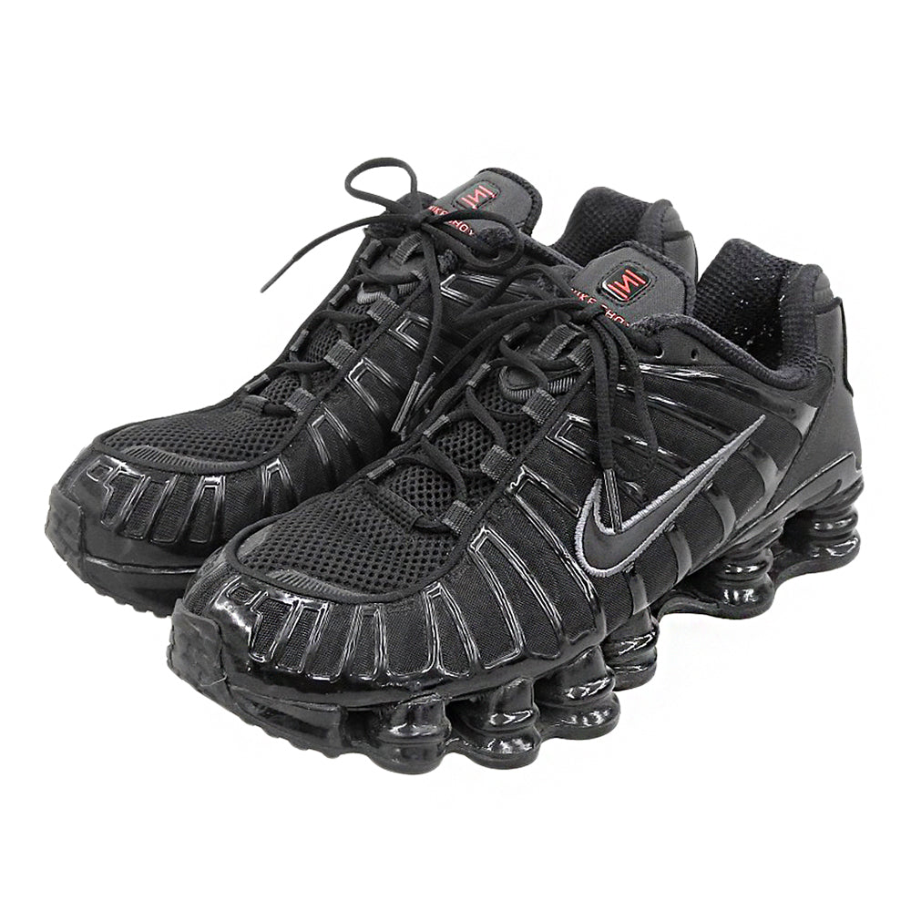 NIKE ナイキ Shox TL Black/Metallic Hematite/Max Orange/Black スニーカー シューズ メンズ ブラック 27.5cm AV3595-002 シューズ