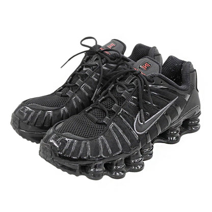 NIKE ナイキ Shox TL Black/Metallic Hematite/Max Orange/Black スニーカー シューズ メンズ ブラック 27.5cm AV3595-002 シューズ
