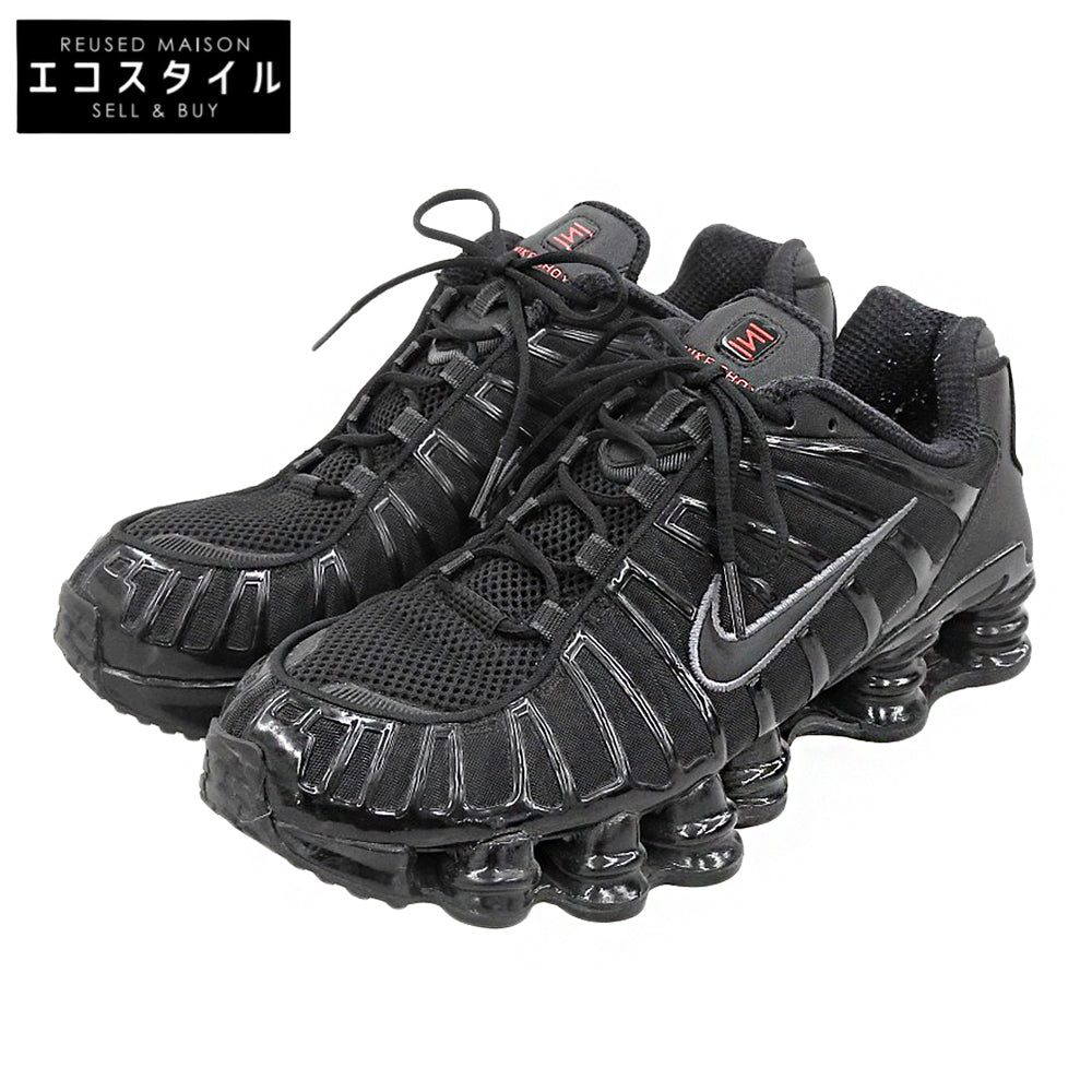 NIKE ナイキ Shox TL Black/Metallic Hematite/Max Orange/Black スニーカー シューズ メンズ ブラック 27.5cm AV3595-002 シューズ