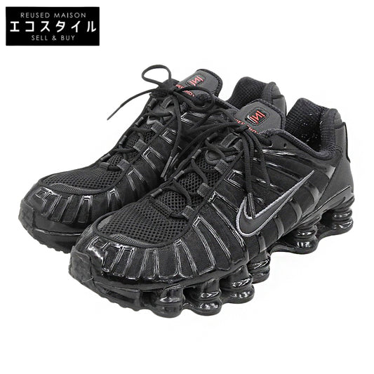 NIKE ナイキ Shox TL Black/Metallic Hematite/Max Orange/Black スニーカー シューズ メンズ ブラック 27.5cm AV3595-002 シューズ