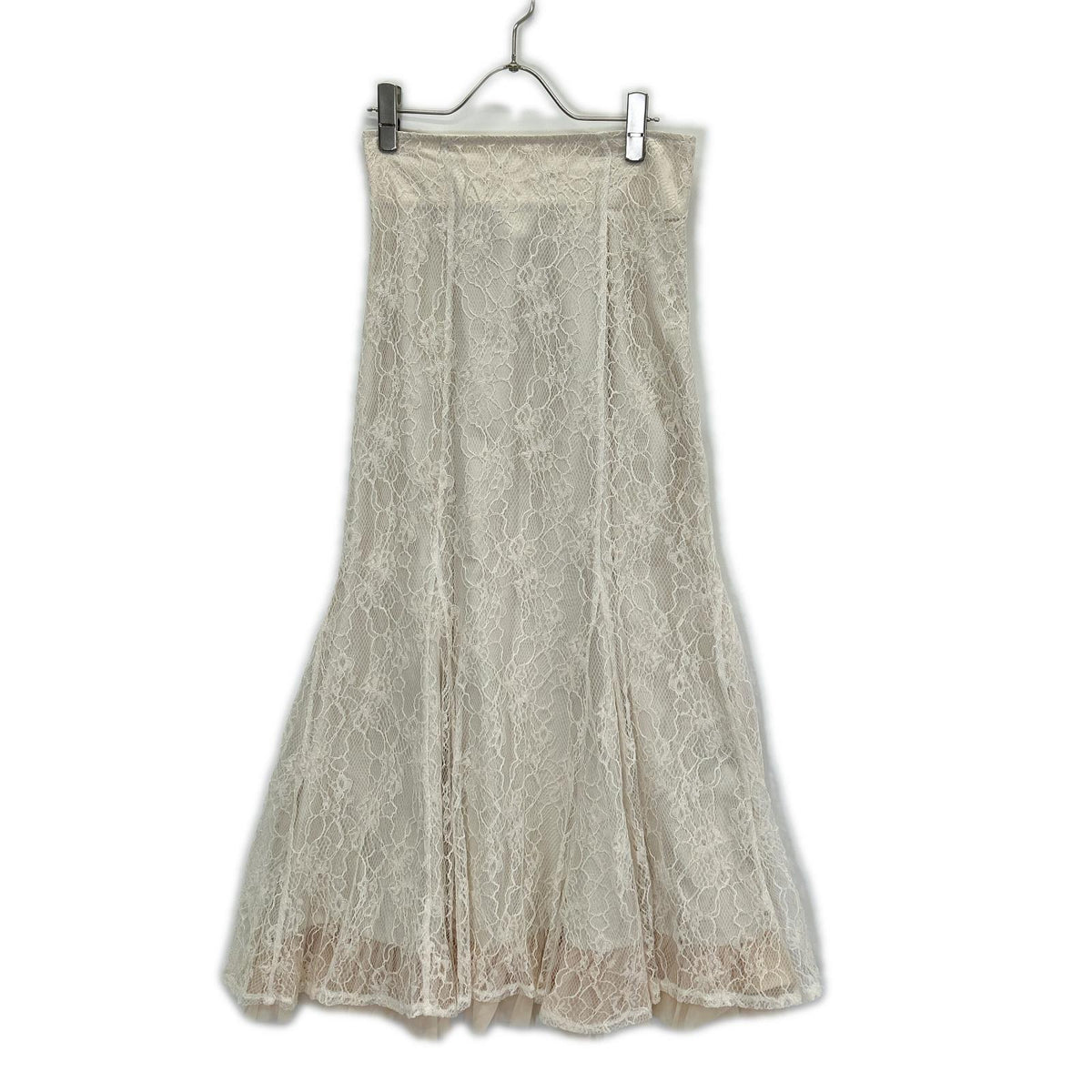 MERCURYDUO MercuryDuo 002520801401-02 Mermaid skirt with hem tulle lace skirt