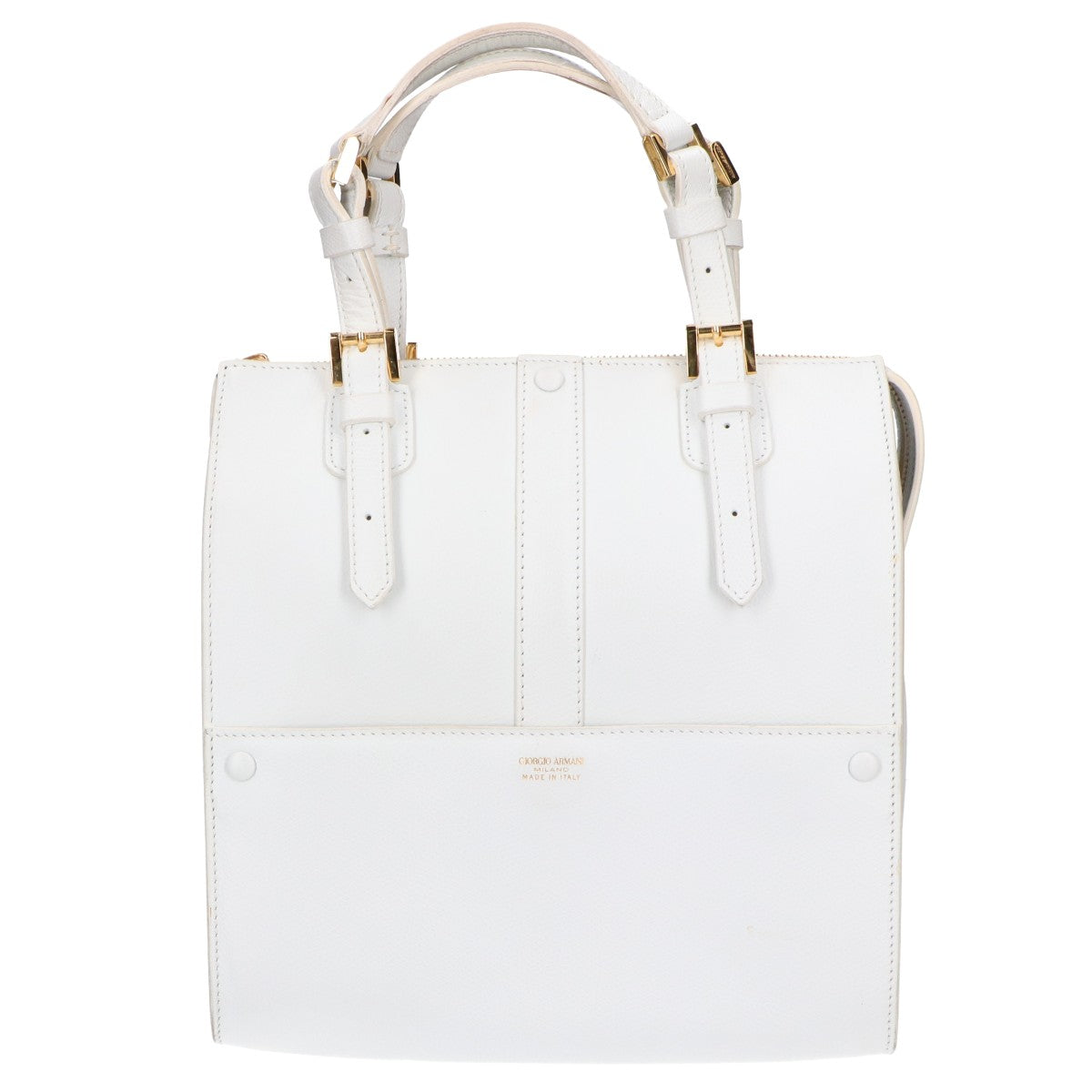 GIORGIOARMANI Giorgio Armani YGWN25 Leather Handbag