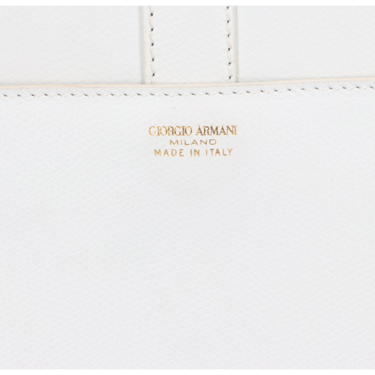 GIORGIOARMANI Giorgio Armani YGWN25 Leather Handbag