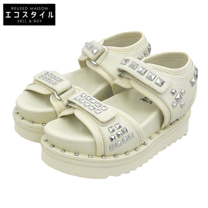 HYSTERIC GLAMOUR ヒステリックグラマー スタッズ フットベッドサンダル シューズ レディース オフホワイト 24.0cm シューズ