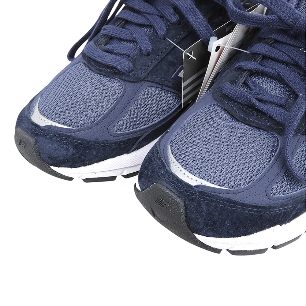 NEW BALANCE ニューバランス 新品同様 MADE IN U.S.A. ローカット スニーカー シューズ レディース ネイビー 23cm M990NV5 シューズ