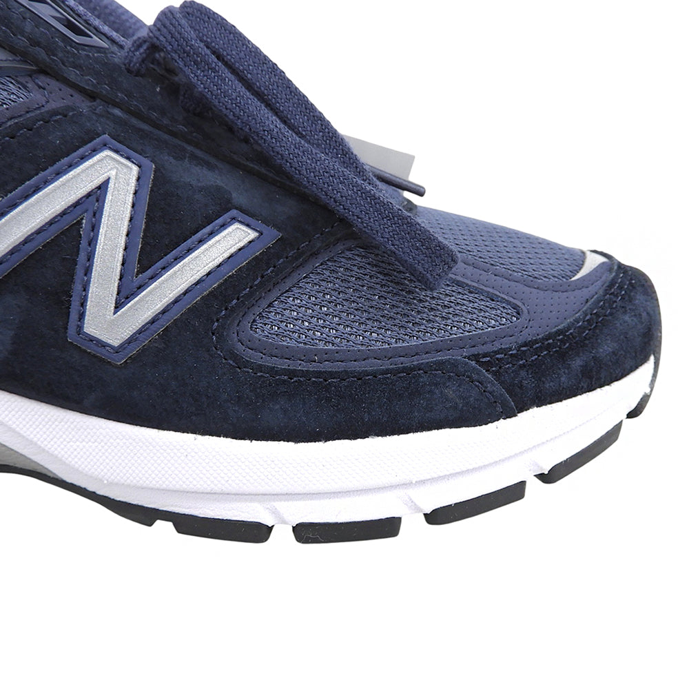 NEW BALANCE ニューバランス 新品同様 MADE IN U.S.A. ローカット スニーカー シューズ レディース ネイビー 23cm M990NV5 シューズ