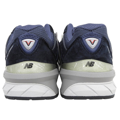 NEW BALANCE ニューバランス 新品同様 MADE IN U.S.A. ローカット スニーカー シューズ レディース ネイビー 23cm M990NV5 シューズ