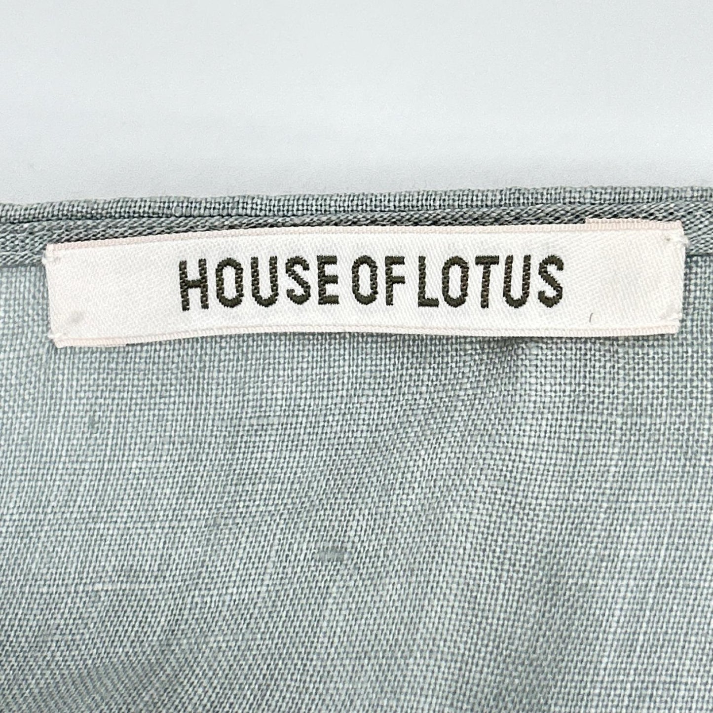 HOUSE OF LOTUS ハウスオブロータス グレー 10121-82ー809 リネン レース刺繍 ワンピース ワンピース