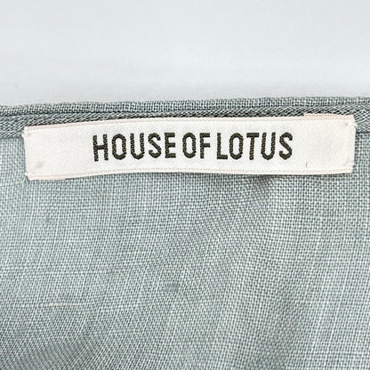 HOUSE OF LOTUS ハウスオブロータス グレー 10121-82ー809 リネン レース刺繍 ワンピース ワンピース