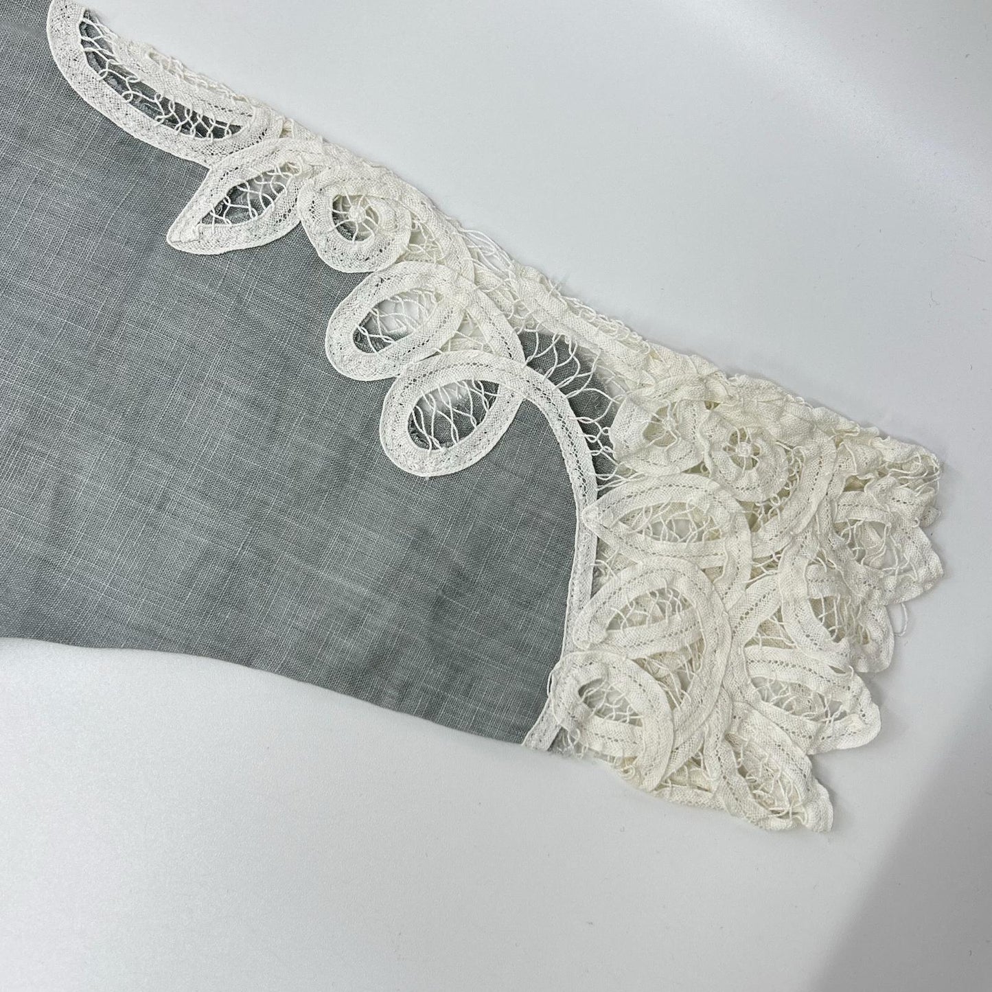 HOUSE OF LOTUS ハウスオブロータス グレー 10121-82ー809 リネン レース刺繍 ワンピース ワンピース